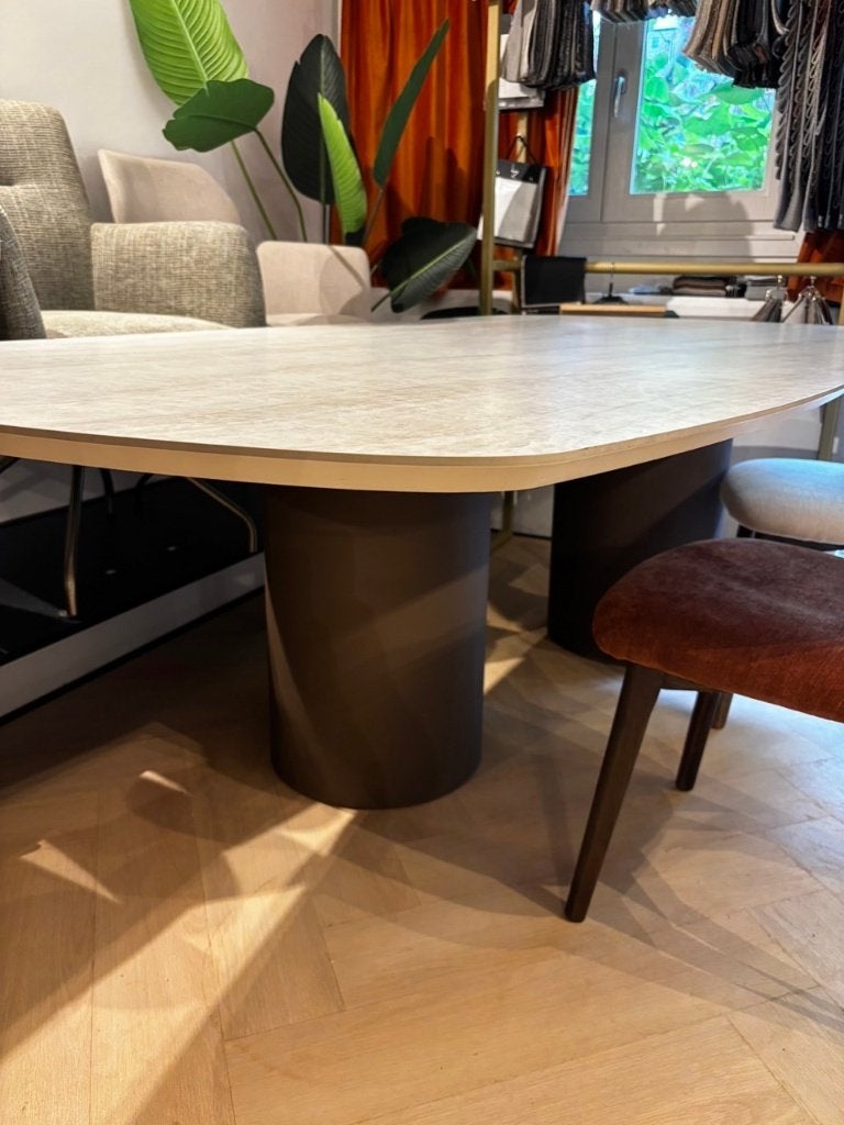 Taj Mahal keramiek eettafel 210x110cm | Kas20, Ophalen, Gebruikt, 100 tot 150 cm, Overige materialen
