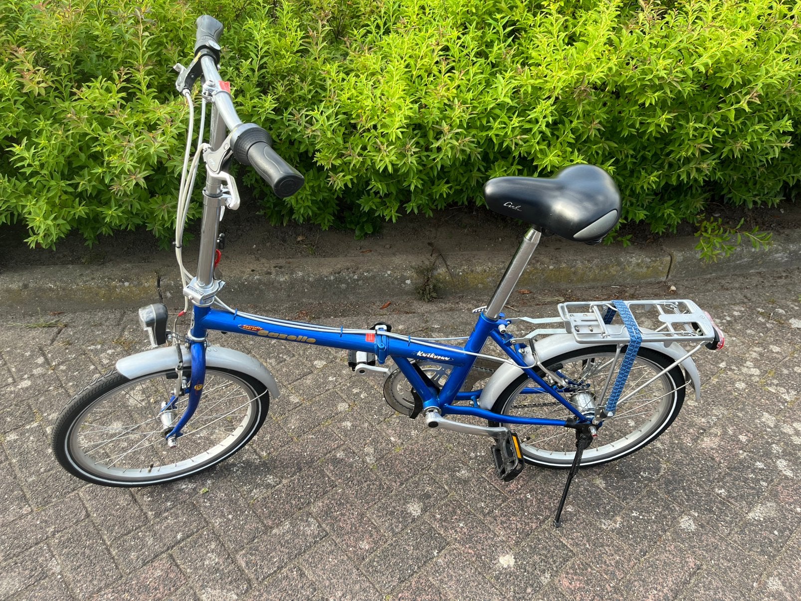 Vouwfiets Gazelle kwikvouw blauw, Fietsen en Brommers, Ophalen, 20 inch of meer, Versnellingen, Zo goed als nieuw