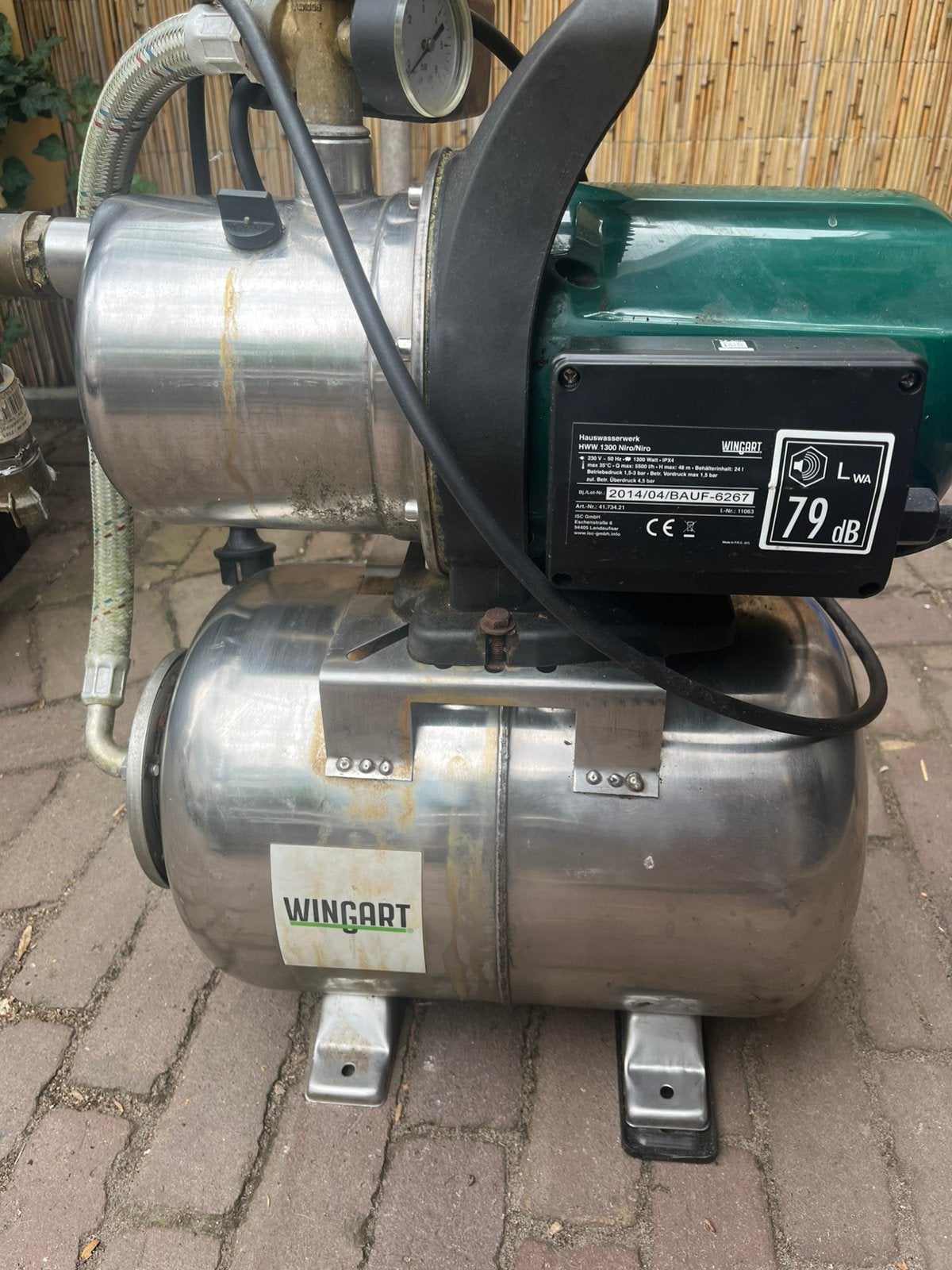 Aangeboden grond water pomp rvs, Ophalen, Zo goed als nieuw