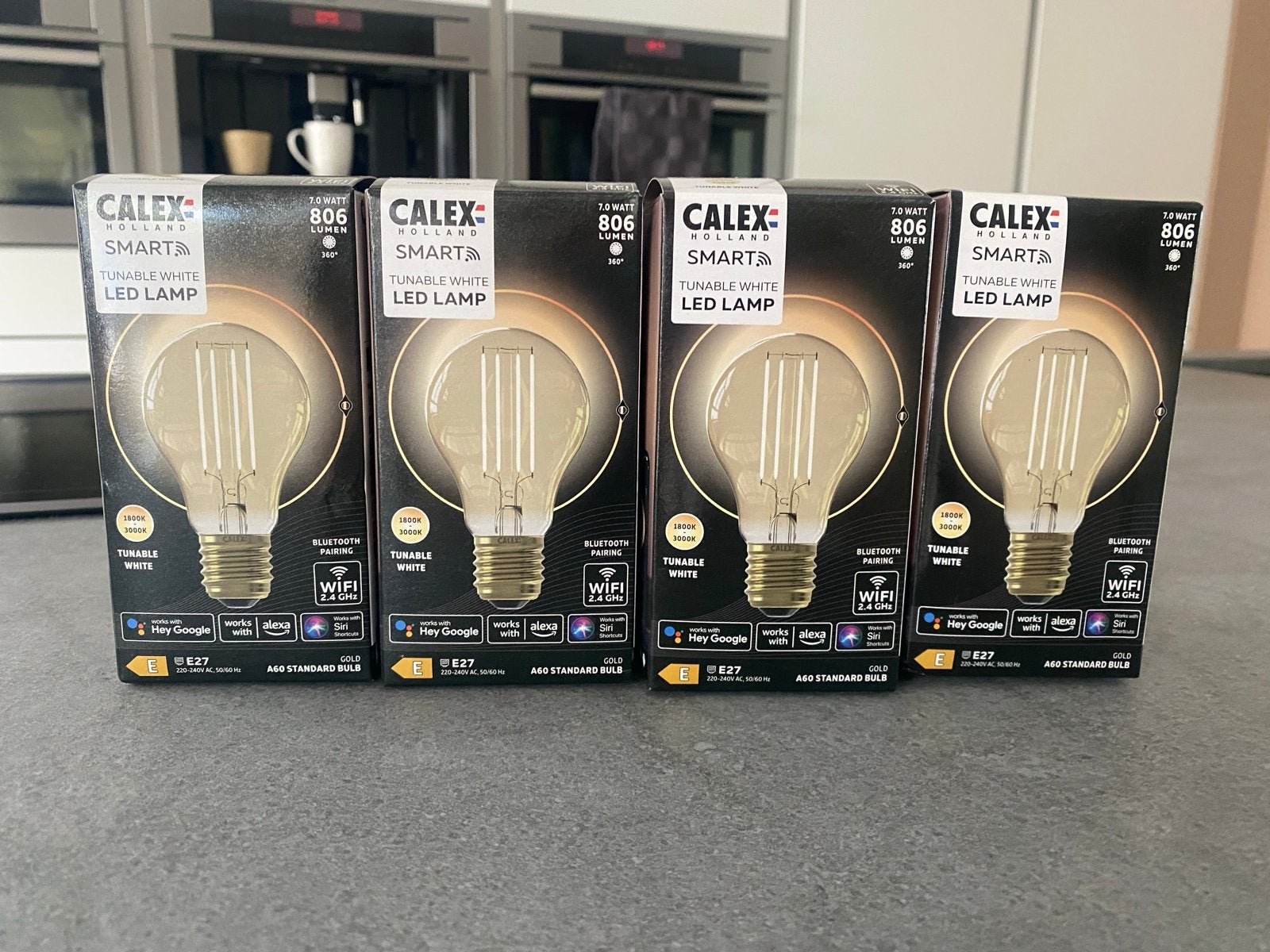 Calex Smart Tunable White LED Lamp E27 - 7W (806 Lumen), Ophalen, Led-lamp, Instelbaar wit, 60 watt of meer