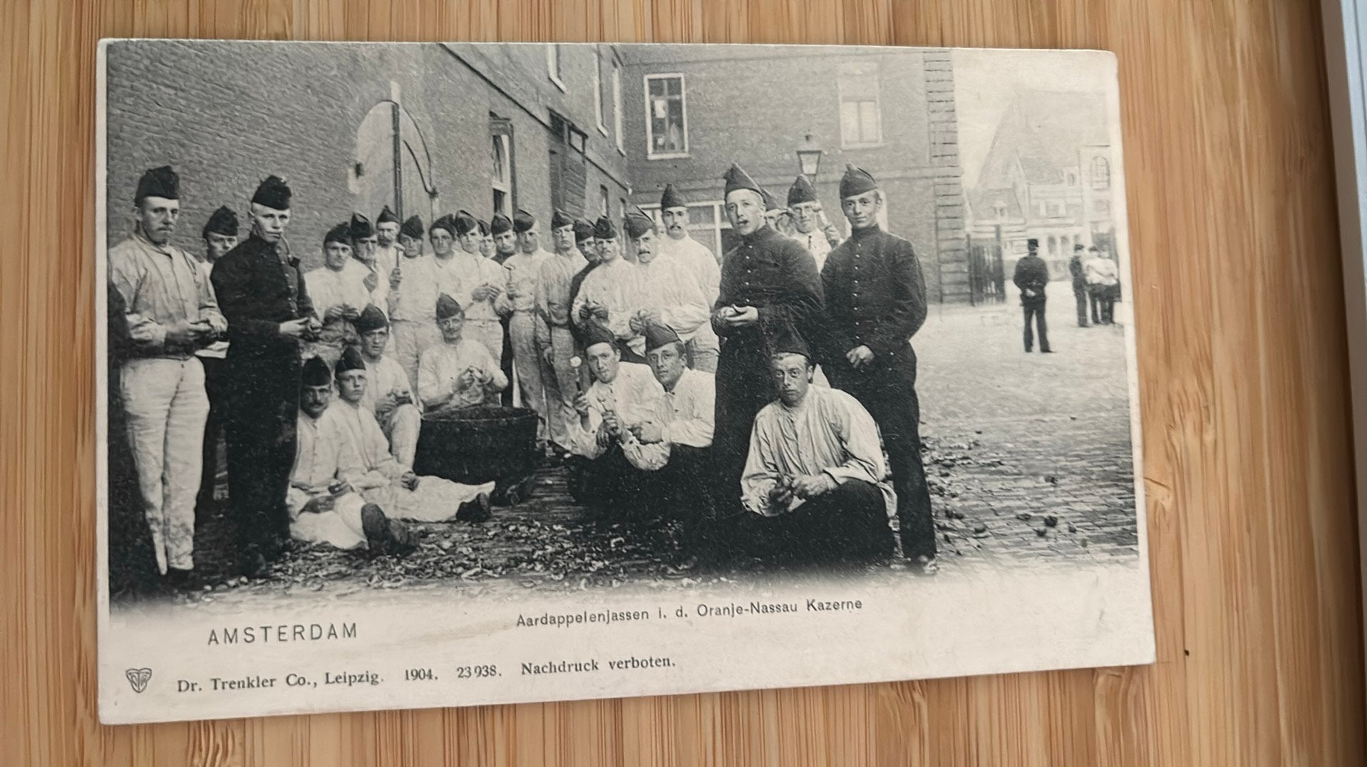Amsterdam 1900 Oranje Nassaukazerne Aardappeljassers, Ophalen of Verzenden, Voor 1920, Ongelopen, Noord-Holland