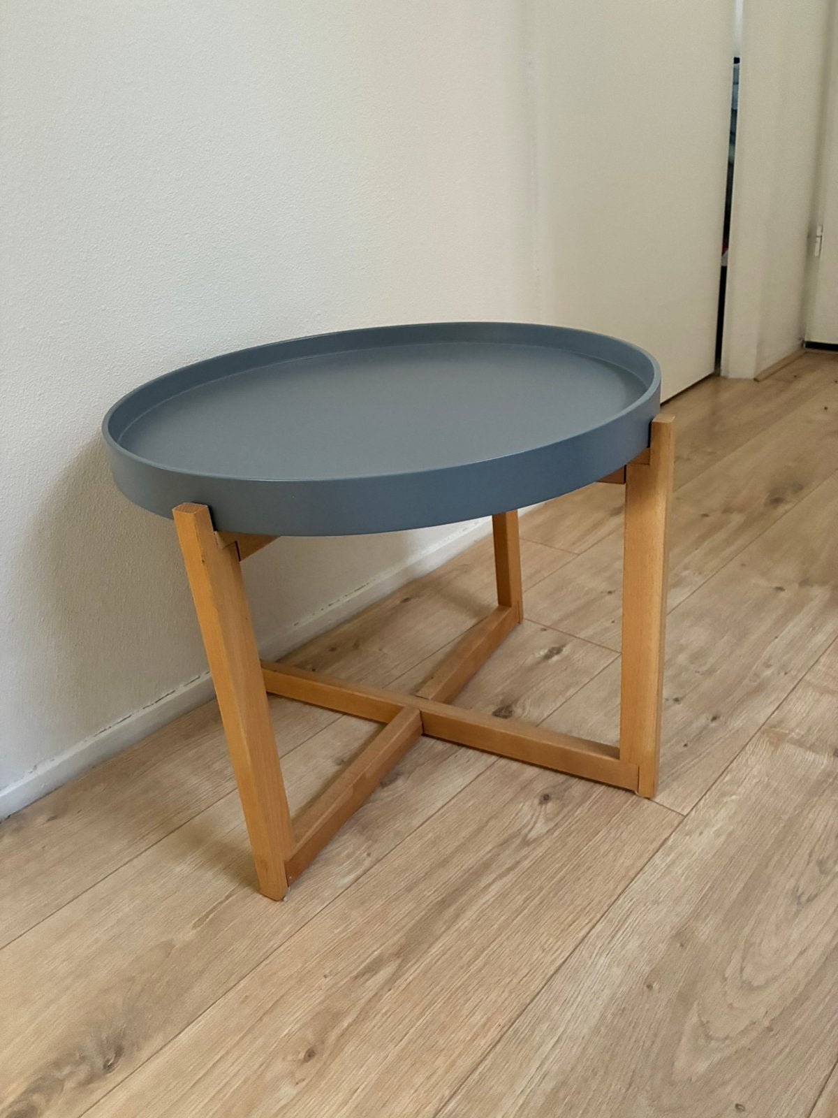 Bijzettafel, Minder dan 55 cm, Rond, Zo goed als nieuw, Ophalen