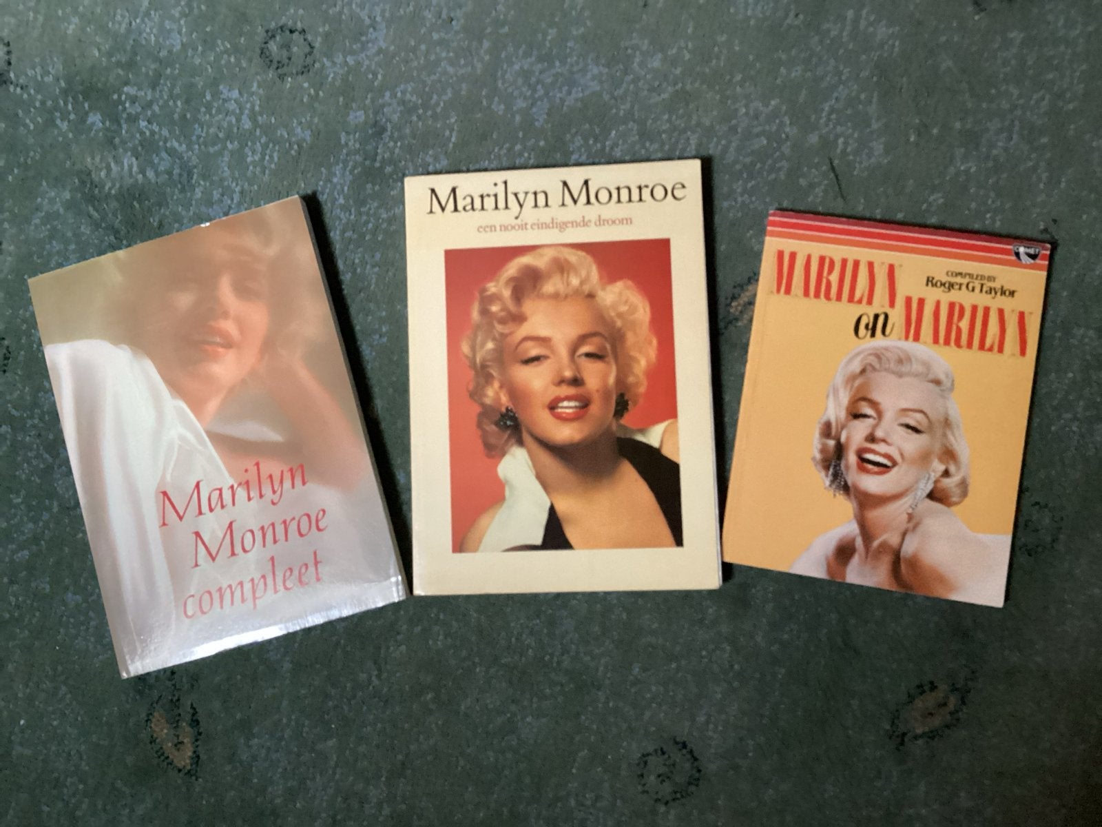 Marilyn Monroe Boeken Collectie - 3 Stuks, Ophalen of Verzenden, Zo goed als nieuw, Film, Tv en Media