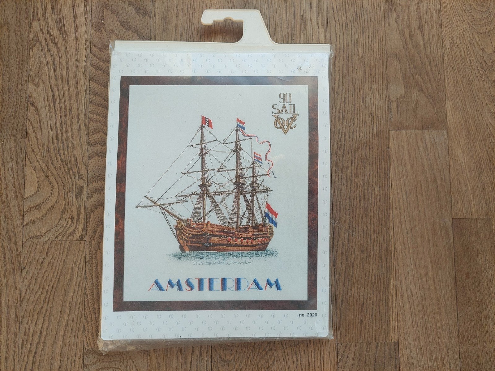 Thea Gouverneur Borduurpakket 'Amsterdam' Schip, Ophalen of Verzenden