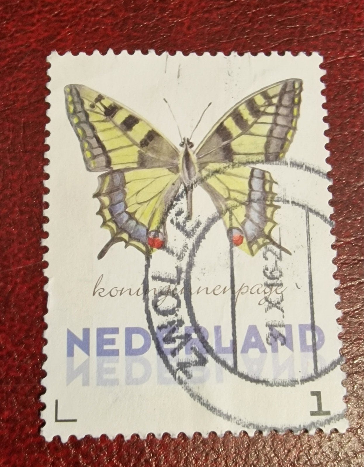 kv131 persoonlijke  postzegel Koninginnenpage vlinder gestem, Ophalen of Verzenden, Na 1940, Gestempeld