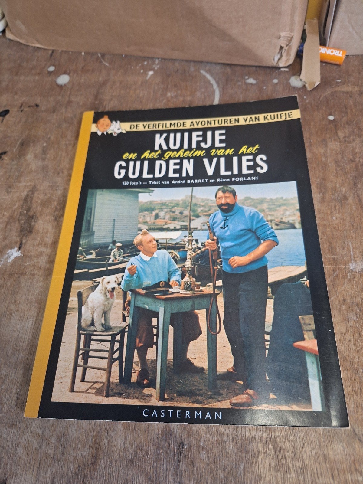 Kuifje en het geheim van gulden vlies uit 1962, Eén stripboek, Ophalen of Verzenden, Gelezen