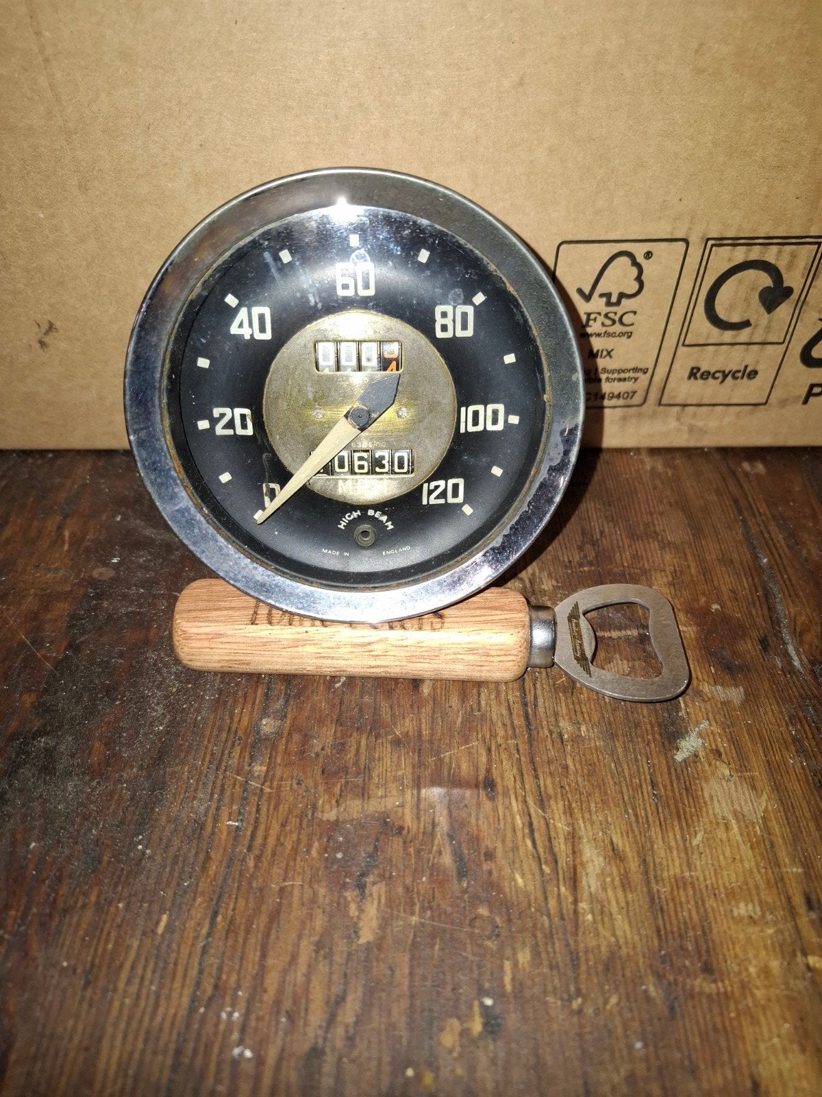 Originele mijlenteller voor Austin-Healey 100-4, Austin, Gebruikt, England, Ophalen of Verzenden