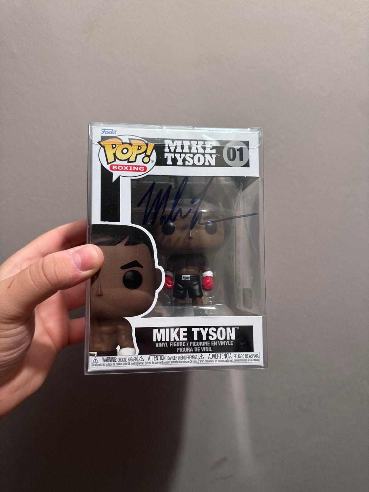 Gesigneerde Funko Pop Mike Tyson met Beckett certificaat, Ophalen, Zo goed als nieuw