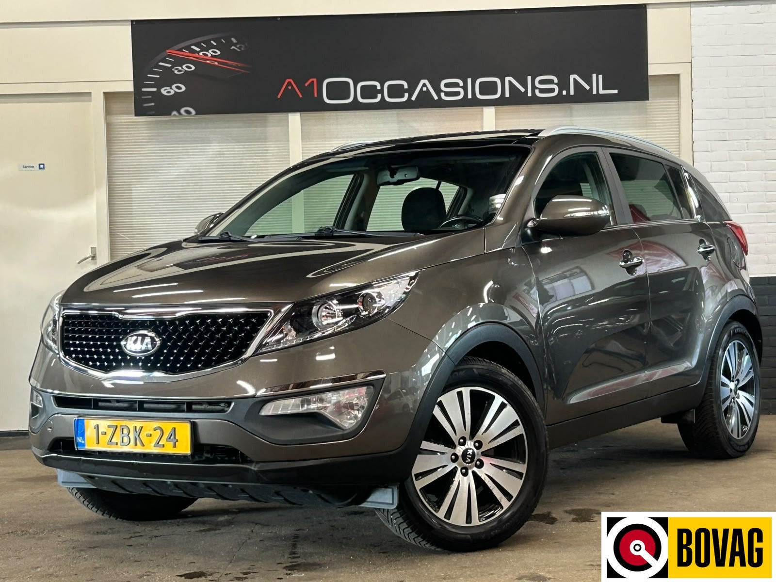 Kia Sportage 2.0 BusinessPlusLine + PANODAK (bj 2014), Auto's, Stof, Gebruikt, 4 cilinders, Verwarmde buitenspiegels