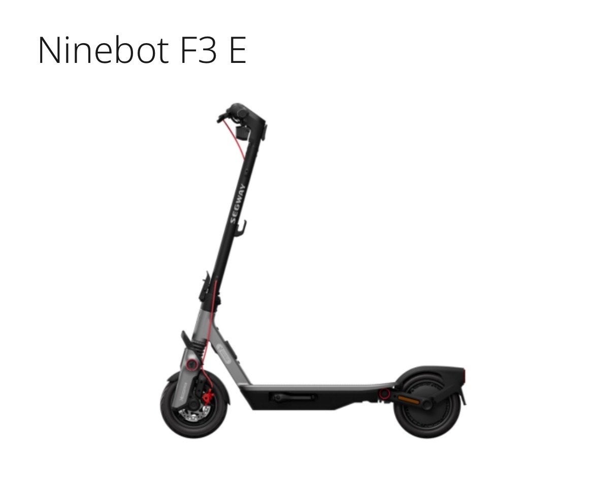 Segway-Ninebot F3 E Elektrische Step - Zo goed als nieuw, Ophalen of Verzenden, Zo goed als nieuw, Elektrische step (E-scooter)