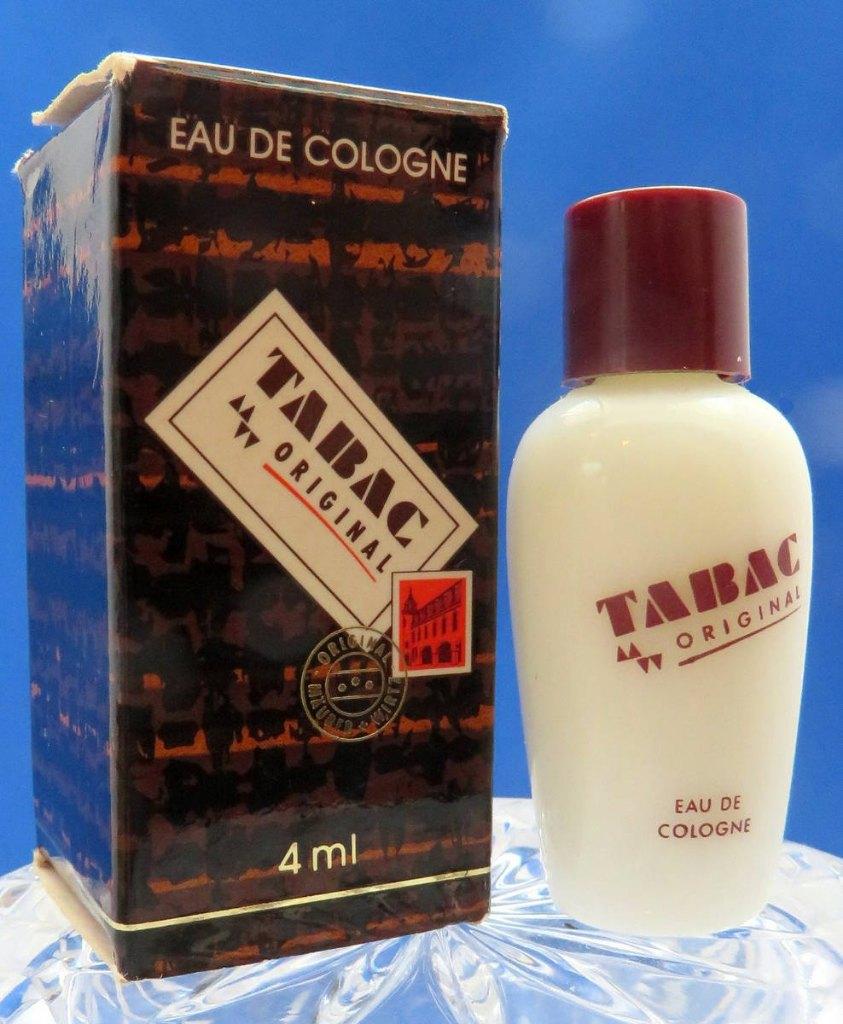 Mini - MAURER + WIRTZ - Tabac Original - 4ml - edc - 4,7cm, Ophalen of Verzenden, Zo goed als nieuw, Miniatuur, Gevuld