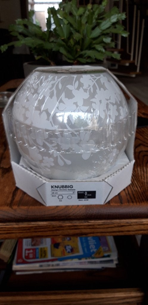 Tafellamp glas, Ophalen, Nieuw, Glas, Minder dan 50 cm
