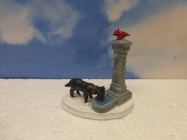 lemax water fountain kerstdorp accessoire tafereeltje kerst, Diversen, Kerst, Ophalen of Verzenden, Zo goed als nieuw