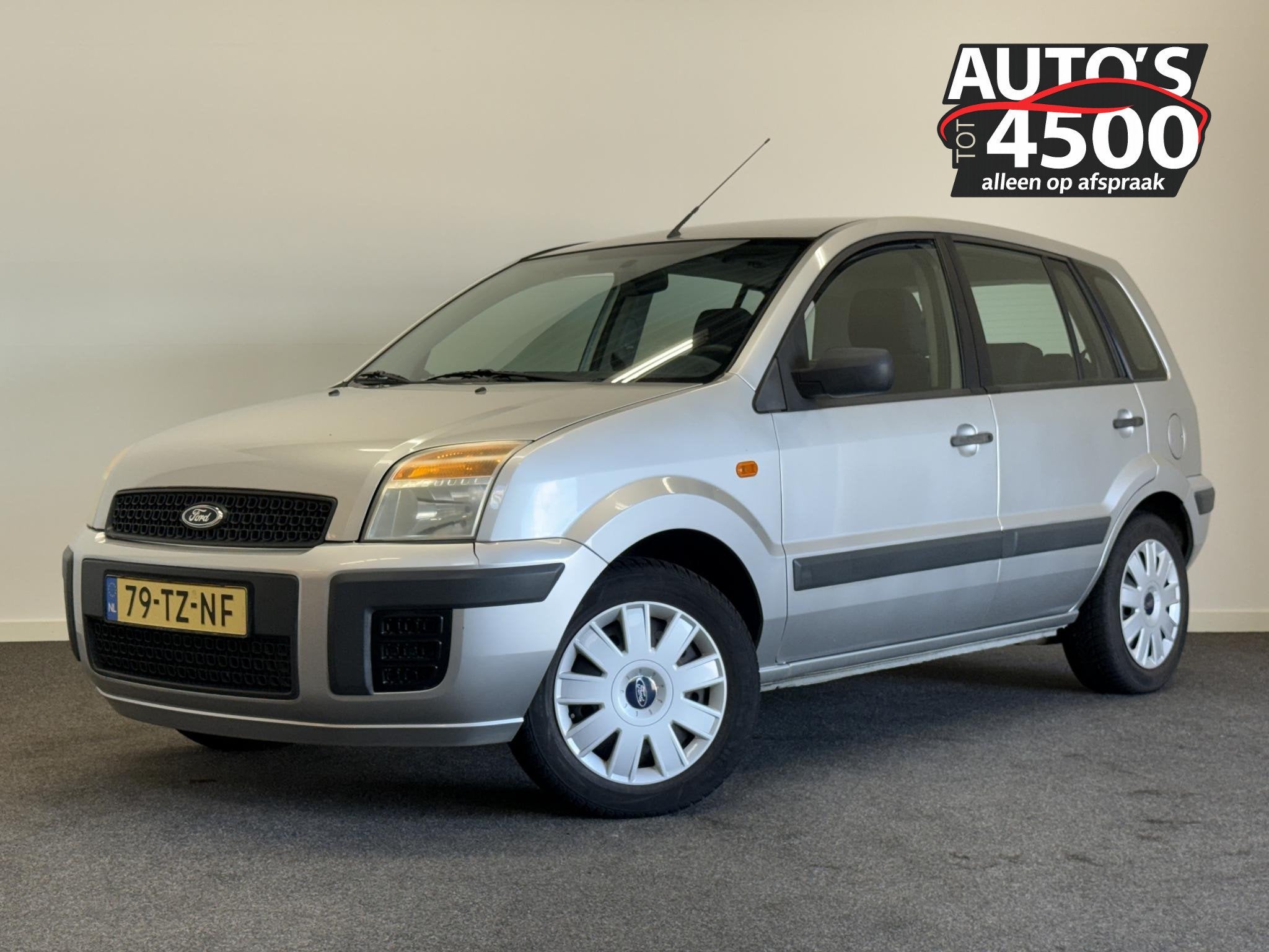 Ford Fusion 1.4-16V Champion NAP! Airco!, Auto's, Ford, Voorwielaandrijving, Gebruikt, 49 €/maand, Origineel Nederlands