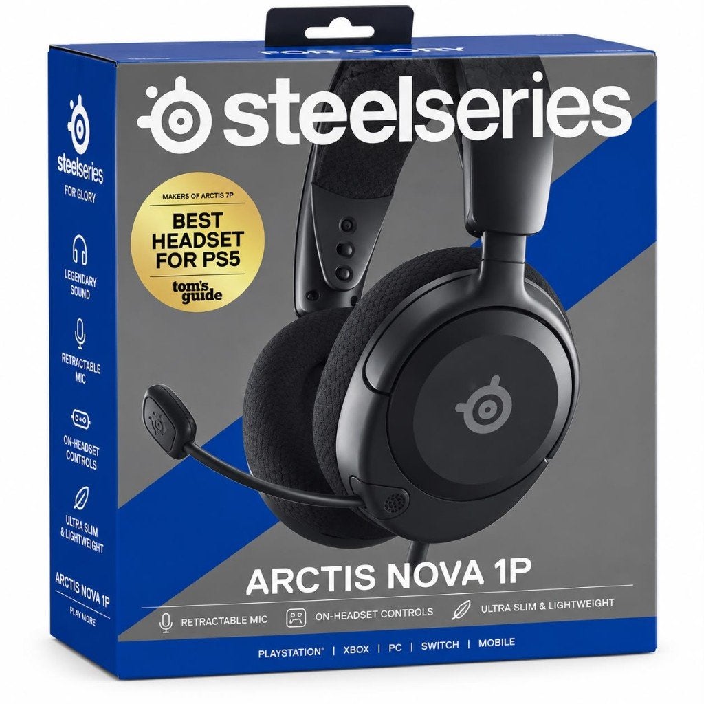 SteelSeries Arctis Nova 1P Gaming Headset | ZGAN | €44,99, ., Ophalen of Verzenden, Zo goed als nieuw, .