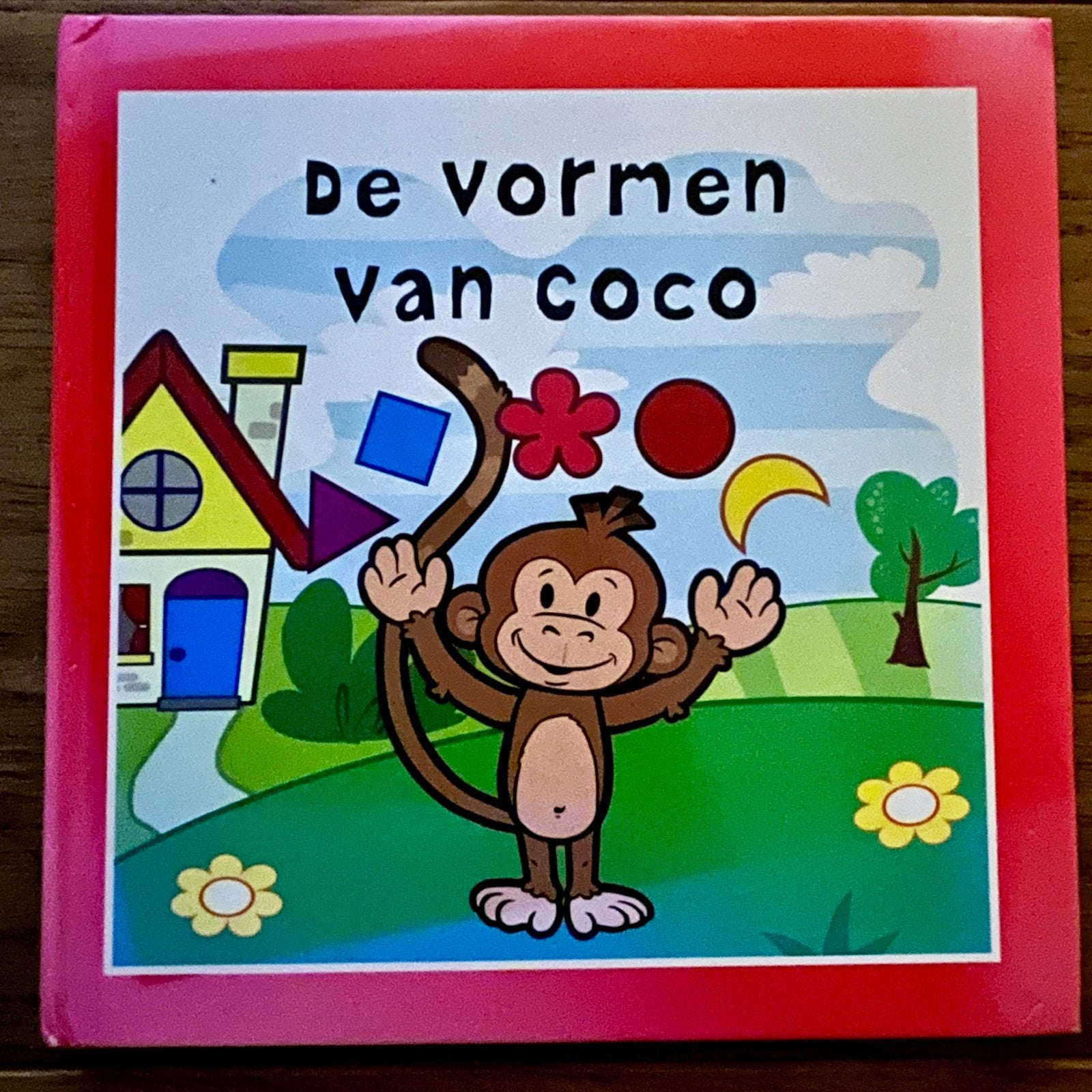 De Vormen Van Coco - Leerboekje voor Peuters, Ophalen of Verzenden, Zo goed als nieuw, Uitklap-, Voel- of Ontdekboek, 1 tot 2 jaar