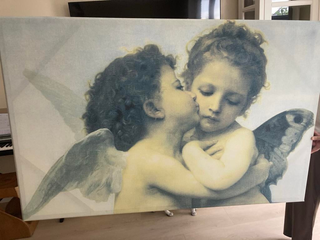Innocenza - W. Bouguereau reproductie op canvas, Antiek en Kunst, Ophalen of Verzenden