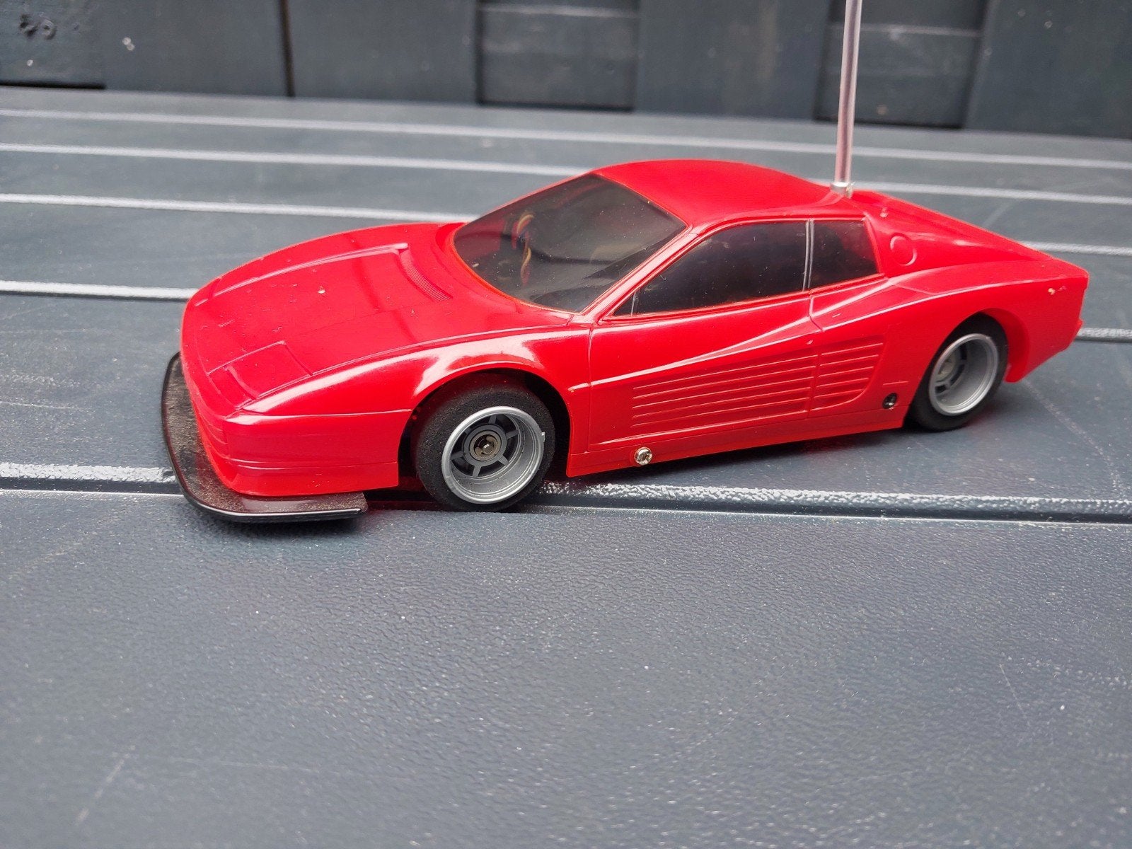 Tamiya tamtech ferrari testarossa, Ophalen, Zo goed als nieuw, Auto onroad