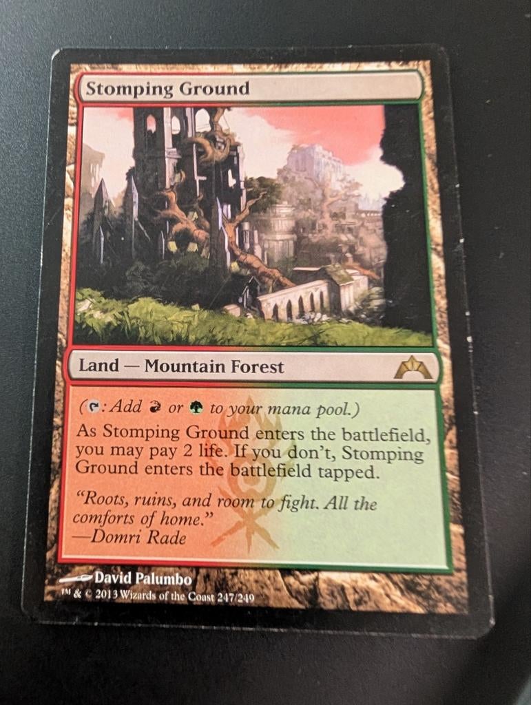 Magic the Gathering: Stomping Ground, Ophalen, Gebruikt, Losse kaart