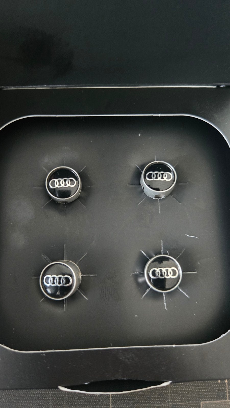 Audi ventieldopjes - Origineel Audi Zubehör, Auto-onderdelen, Verzenden, Audi