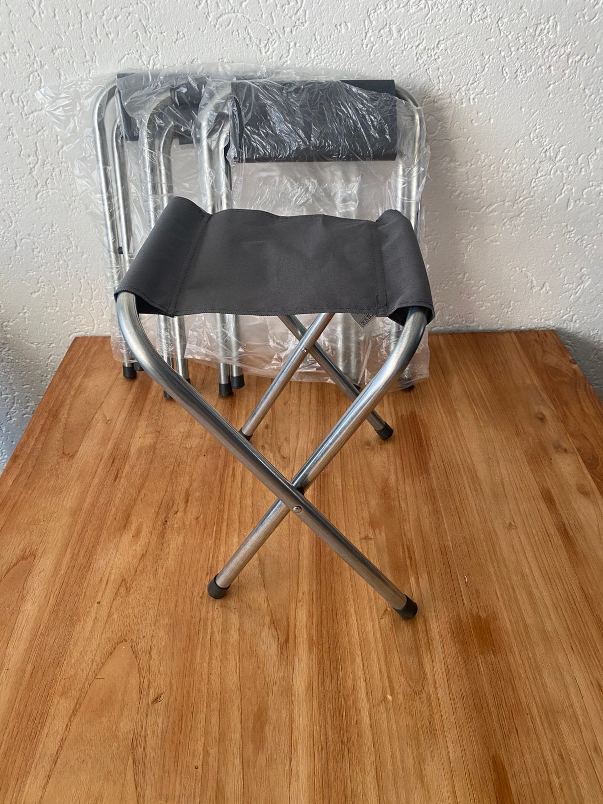Camping kruk, 4 krukken, Ophalen, Zo goed als nieuw, 30 tot 60 cm