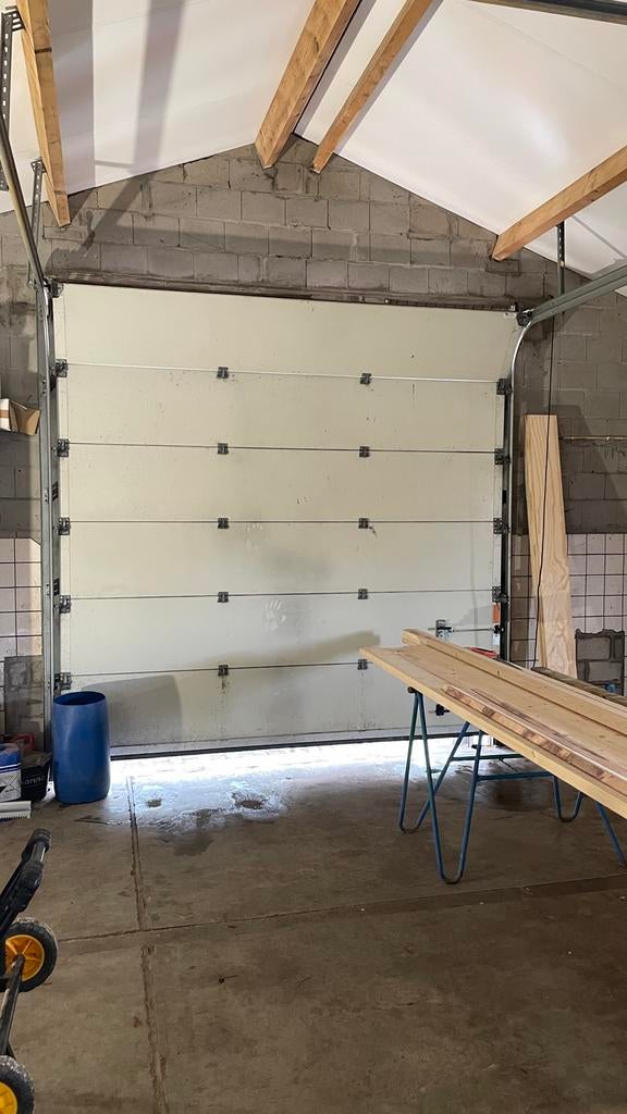 Garagedeur, sectionaaldeur, roldeur 300x300, Doe-het-zelf en Verbouw, Deuren en Horren, Ophalen, Gebruikt, Garagedeur, Metaal