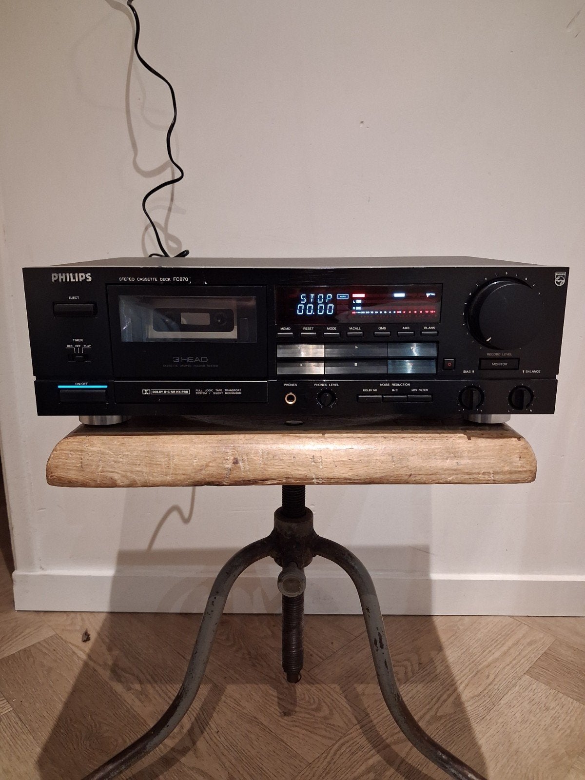Philips FC-870 Cassettedeck, Audio, Tv en Foto, Ophalen of Verzenden, Enkel, Philips
