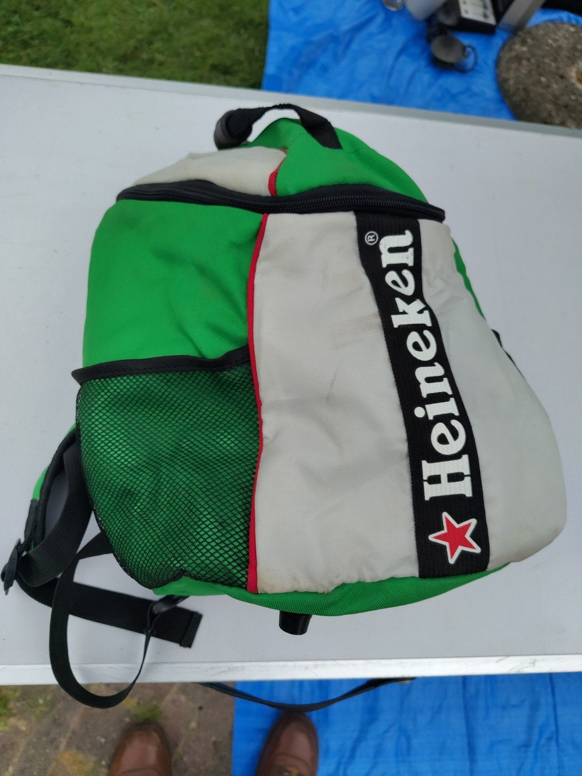 Heineken rugzak - Groen/Grijs, Ophalen of Verzenden