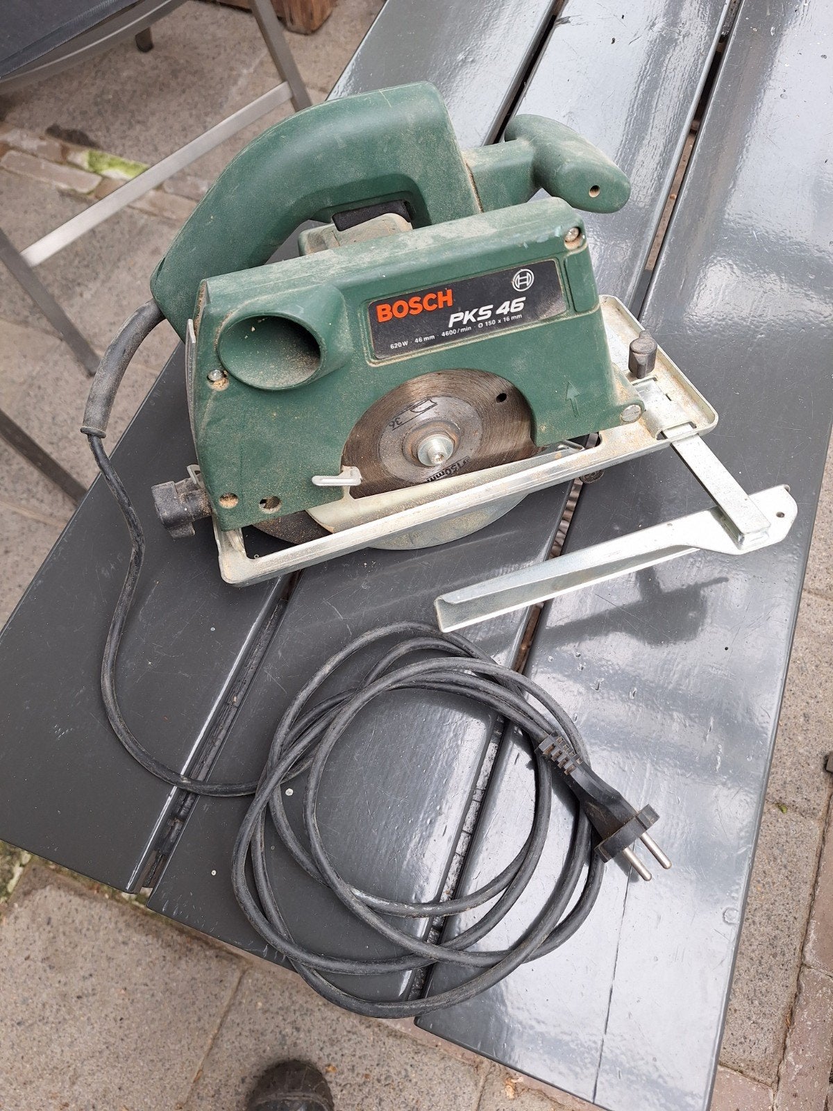 Bosch handcircelzaag PKS 46, Ophalen of Verzenden, 1200 watt of meer, 30 tot 70 mm
