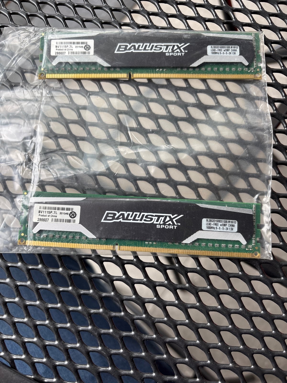 Ballistix Sport DDR3 RAM 1600MHz - 2x 8GB (16GB totaal), Computers en Software, RAM geheugen, Server, 8 GB, DDR3, Ophalen of Verzenden