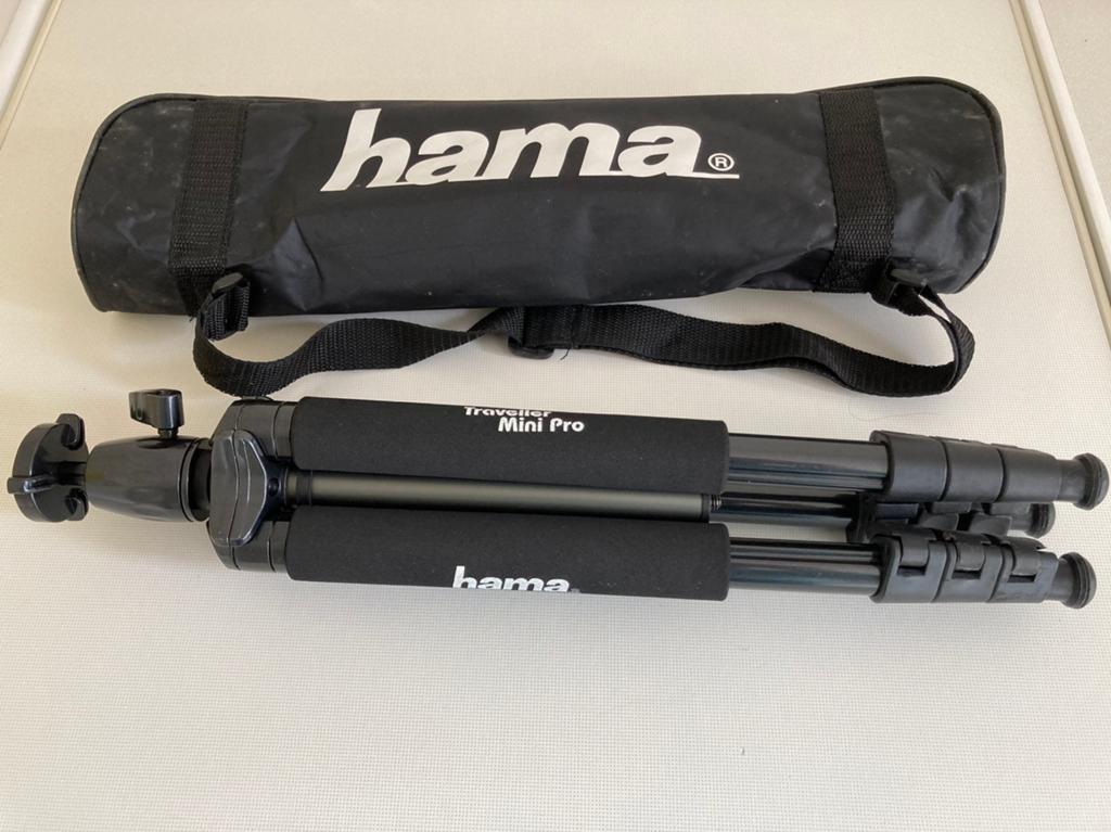 Hama Traveller mini pro statief, Ophalen of Verzenden, Zo goed als nieuw, Minder dan 150 cm, Driepoot