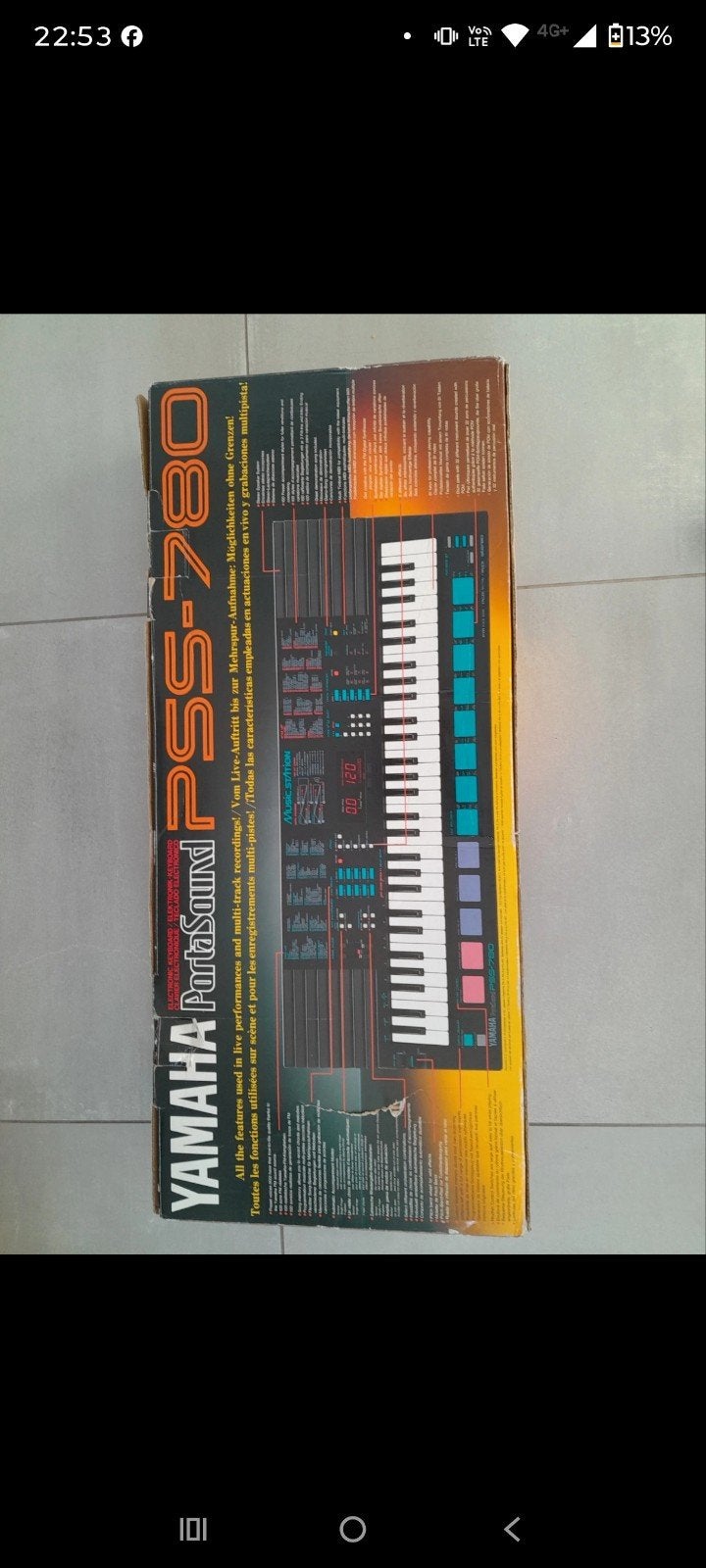 Yamaha PSS-780 FM Synth & Lo-fi Drum Composer (Z.G.A.N.), Verzenden, 61 toetsen, Yamaha