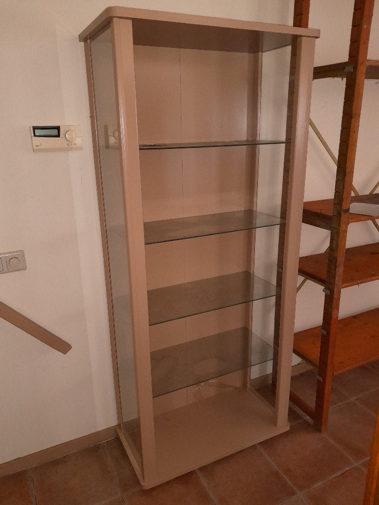 vitrinekast, Ophalen, Met plank(en), Glas, 50 tot 100 cm