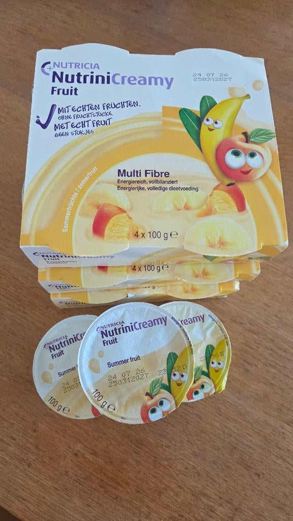 Nutrini creamy fruit geel, Ophalen