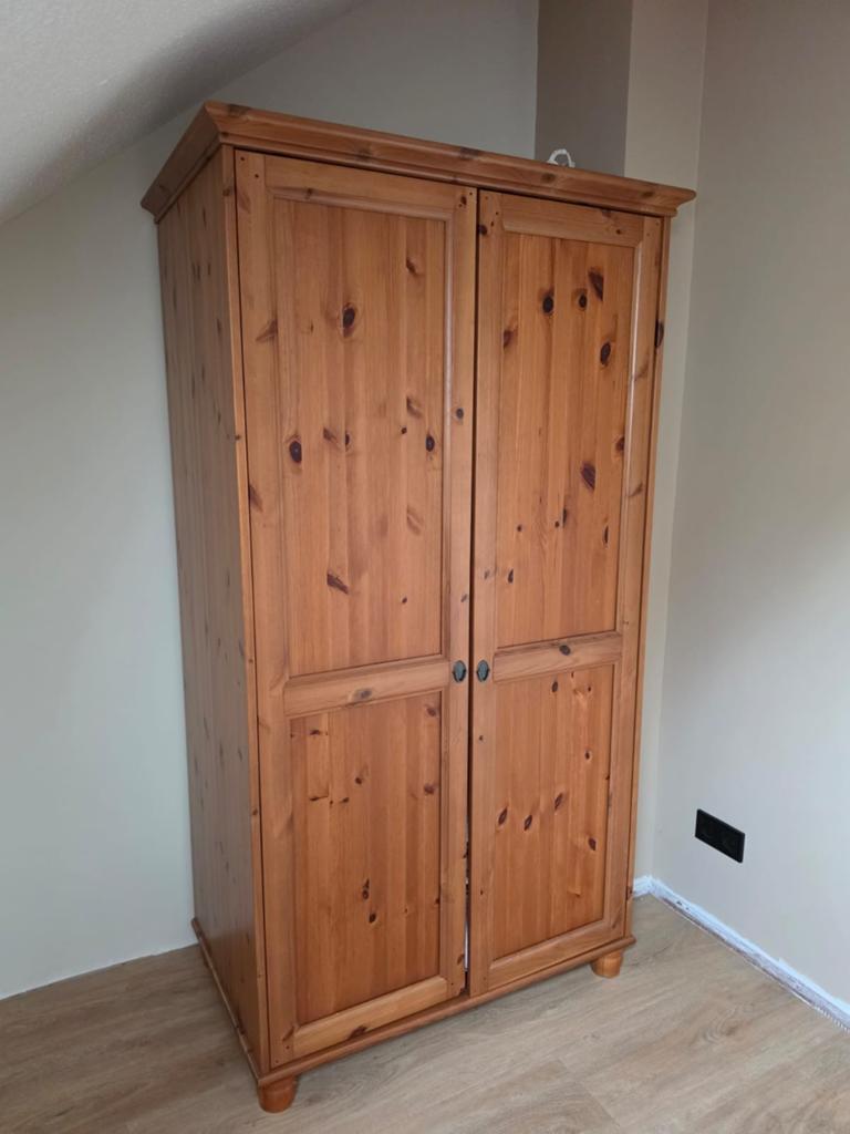 Mooie grenen linnenkast., Huis en Inrichting, Kasten | Kledingkasten, Ophalen, Gebruikt, 100 tot 150 cm, 150 tot 200 cm