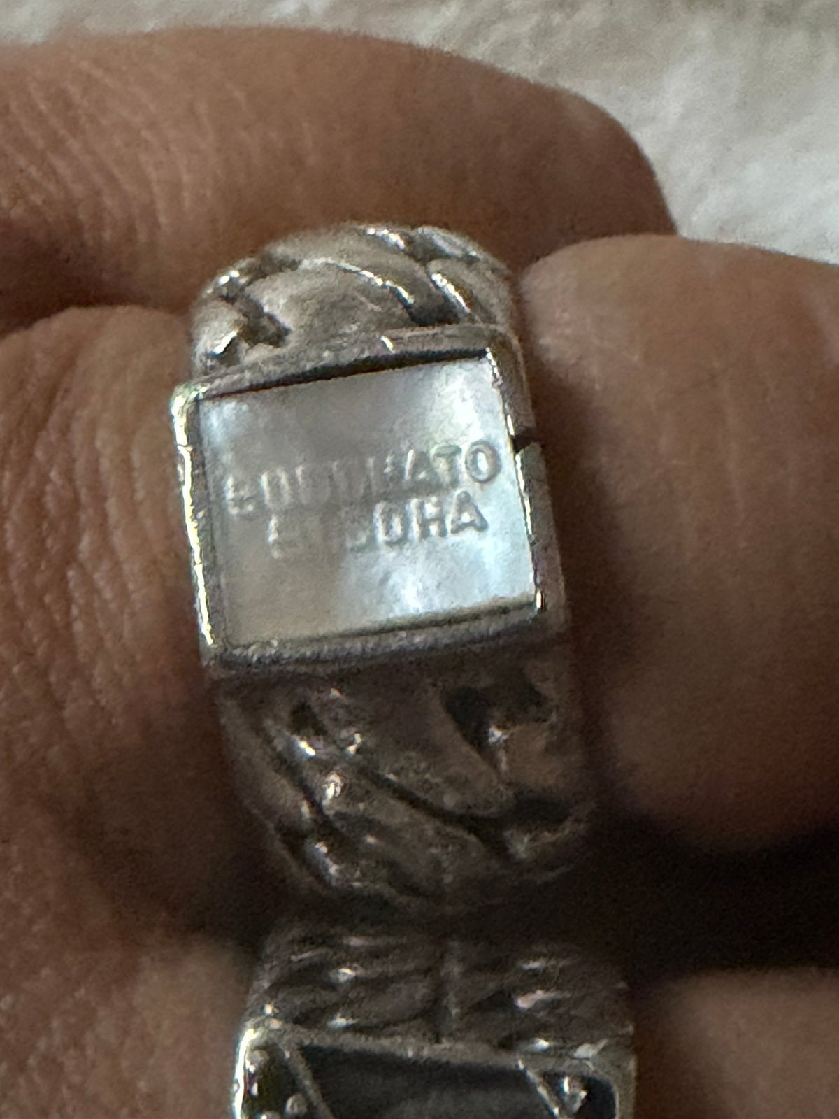 Buddha To Buddha ring Ben shell, Sieraden, Tassen en Uiterlijk, Ringen, Ophalen of Verzenden, Zo goed als nieuw, 17 tot 18, Dame