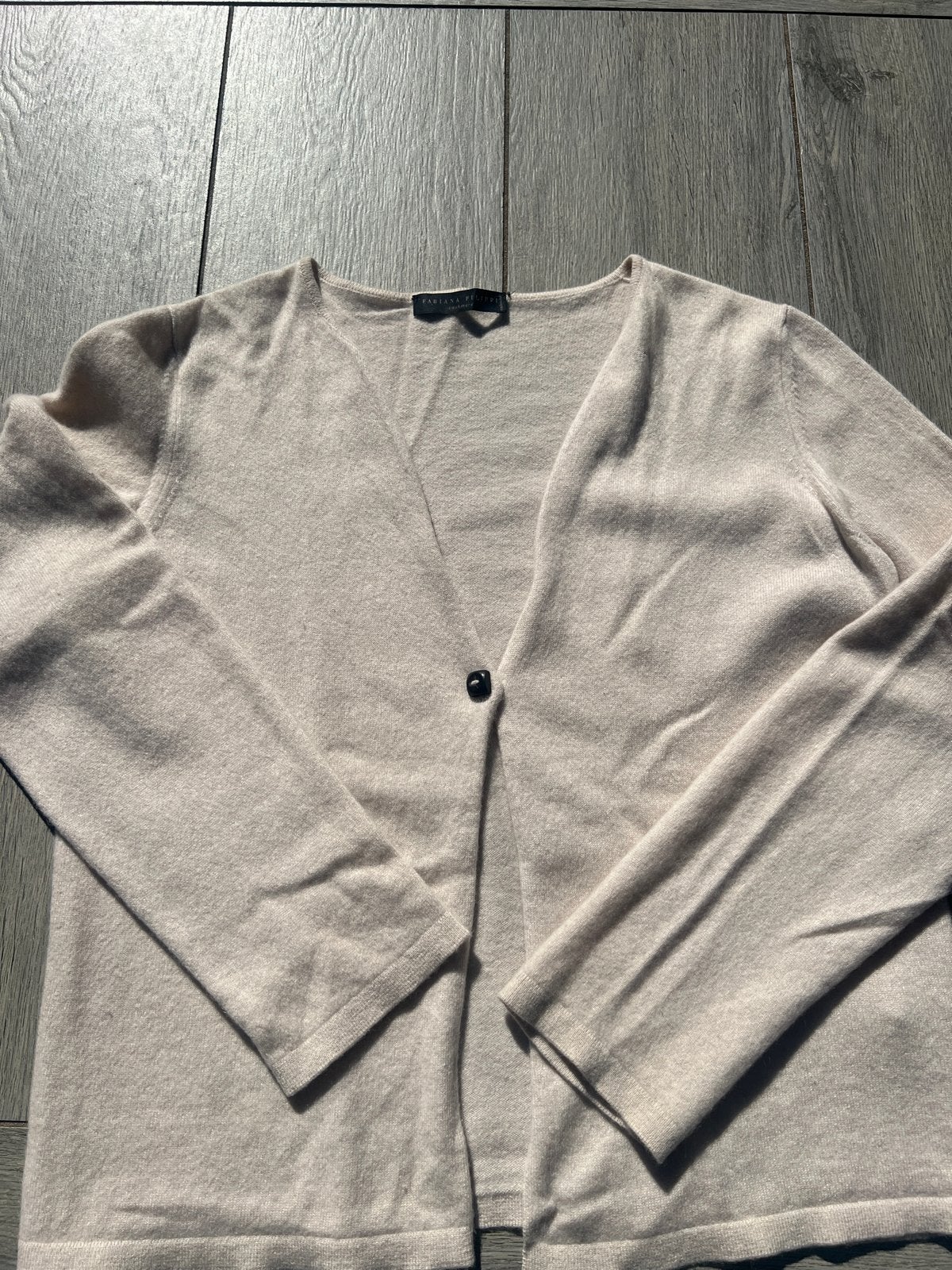 Fabiana Filippi Kasjmier Vest Beige Maat XL, Kleding | Dames, Ophalen of Verzenden, Zo goed als nieuw, Maat 46/48 (XL) of groter