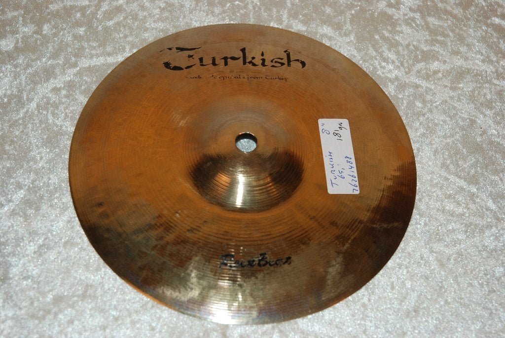Turkish Rockbeat Splash bekken 181gr 8 inch  <26261488>, Muziek en Instrumenten, Gebruikt, ., Drums of Percussie, Ophalen of Verzenden