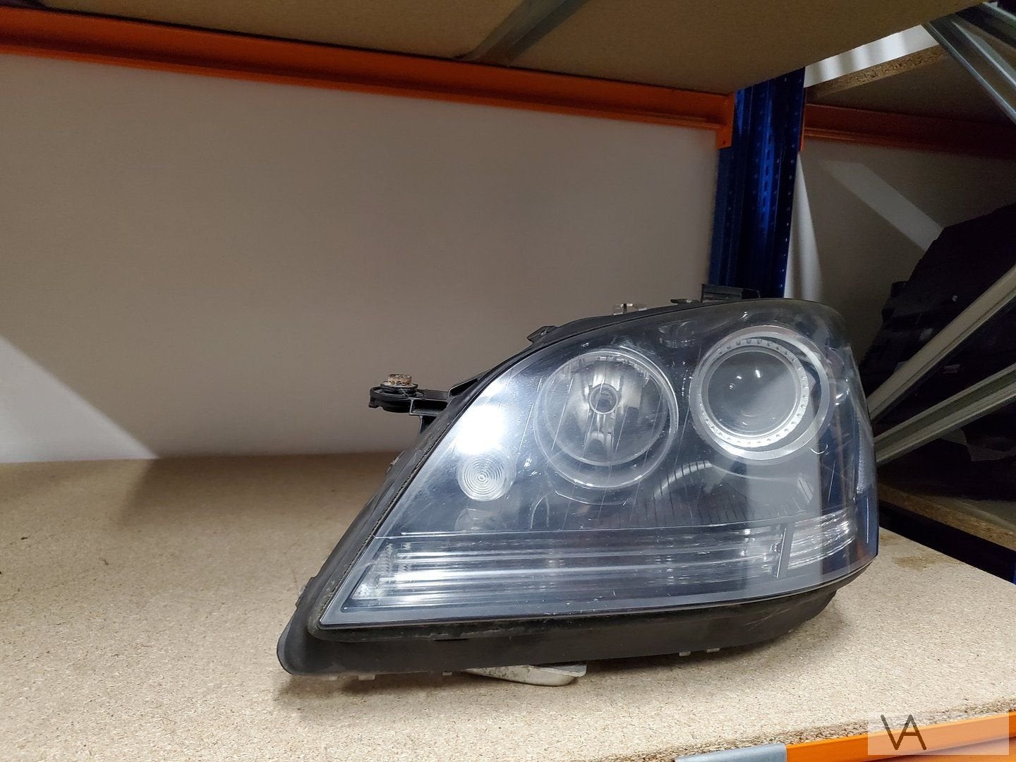 Mercedes ML W164 2005 - 2009 xenon koplamp zwarte inleg €350, Gebruikt, -, Ophalen of Verzenden, -