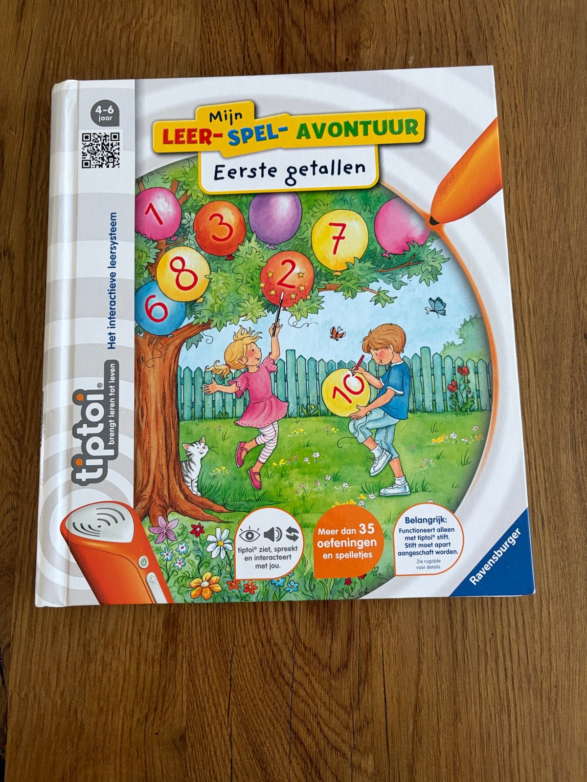Tiptoi Mijn Leer-Speel-Avontuur: Eerste Getallen (4-6 jaar), Boeken, Ophalen of Verzenden, Zo goed als nieuw, Uitklap-, Voel- of Ontdekboek