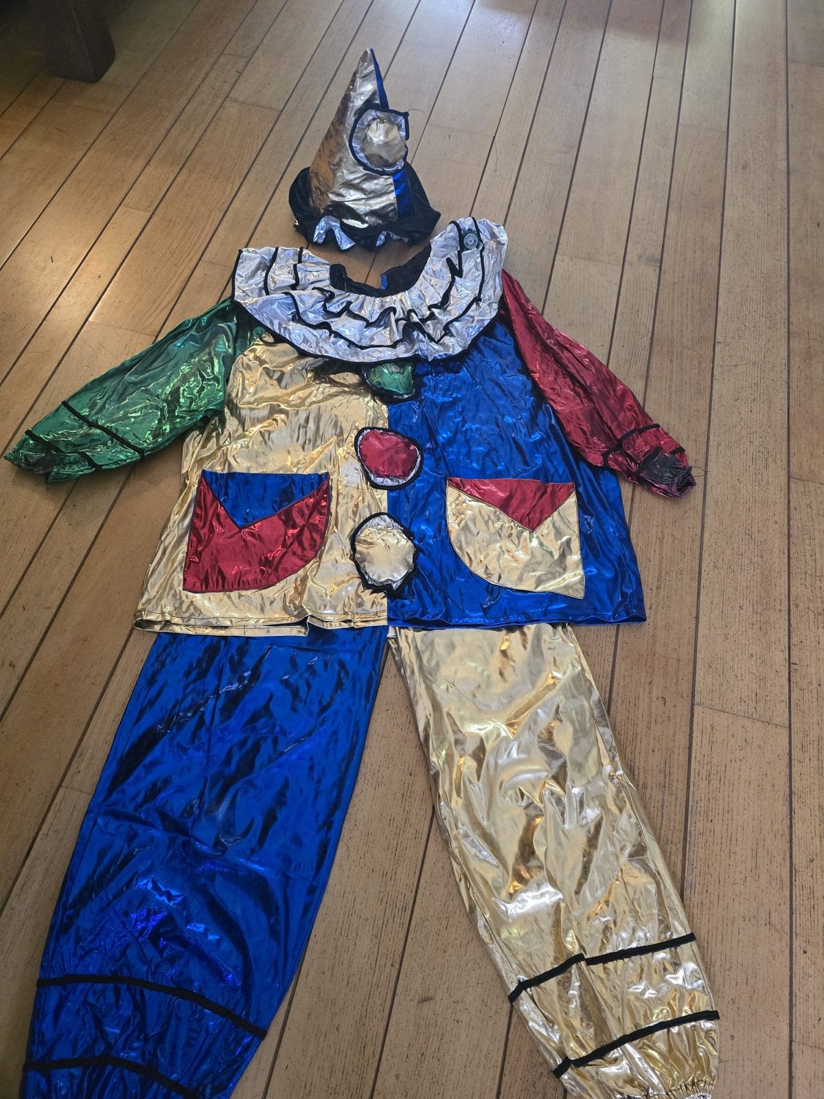 Clownspak Maat 40 - Perfecte staat, Kleding | Dames, Carnaval, Zo goed als nieuw, Kleding, Ophalen