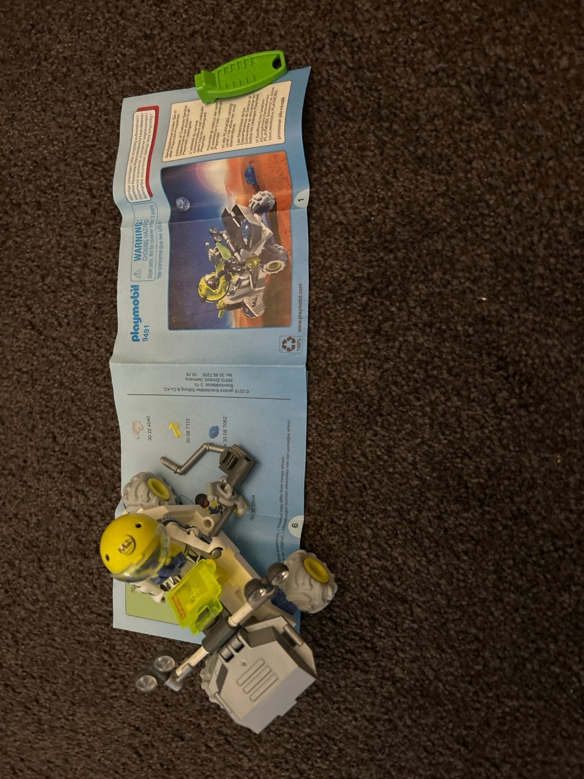 Playmobil Space Mars Rover met astronaut en instructieboekje, Kinderen en Baby's, Speelgoed | Playmobil, Complete set, Voertuig