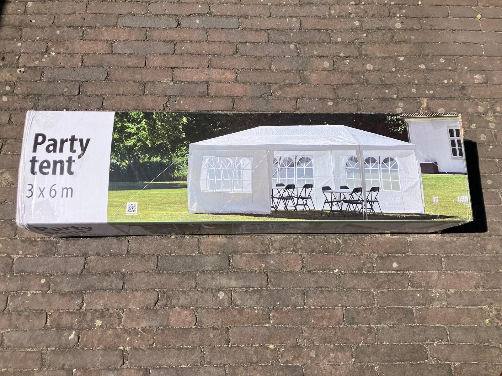 Partytent 6x3, Ophalen, Partytent, Minder dan 4 meter, Zo goed als nieuw