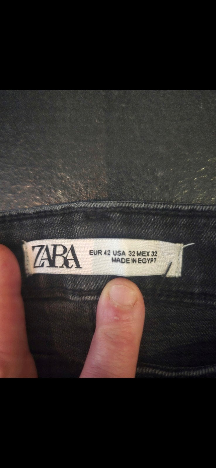 spijkerbroek (zara) maat 42, Ophalen of Verzenden