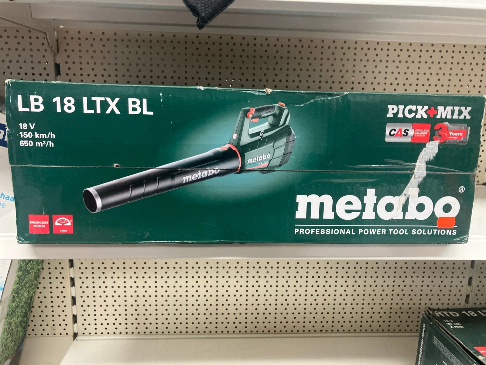 Metabo LB 18 LTX BL Accu Bladblazer - Nieuw in doos, Ophalen of Verzenden, Nieuw, Accu, Handgedragen