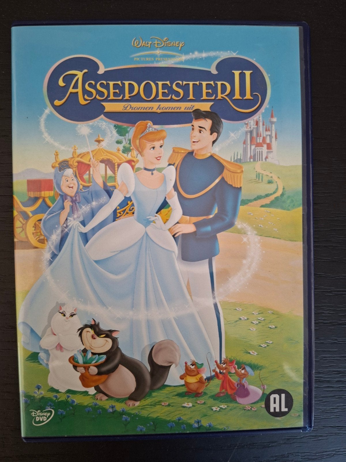Disney's Assepoester II: Dromen Komen Uit (DVD), Animatie, Alle leeftijden, Zo goed als nieuw, Film