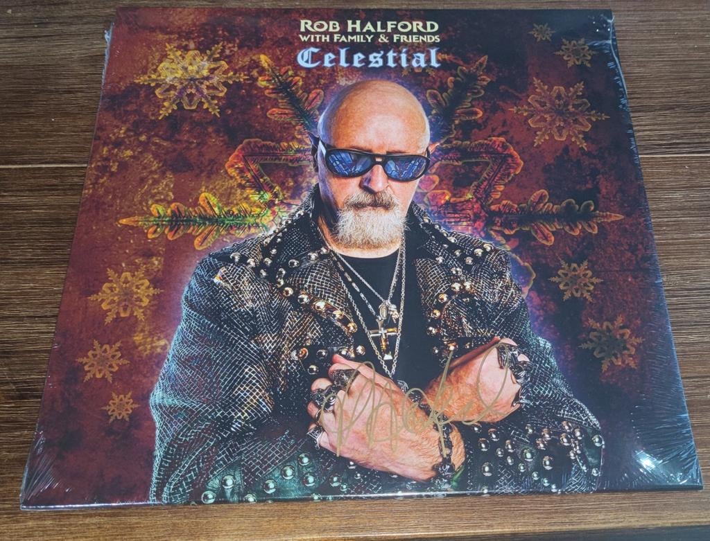 Rob Halford Judas Priest LP gesigneerd | signed sleeve, Verzamelen, Ophalen, Cd of Plaat, Gesigneerd