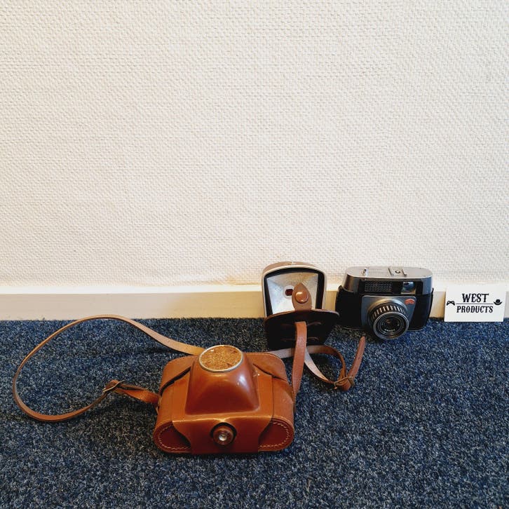 Braun Paxina Electromatic - Vintage Analoge Camera + Hoes