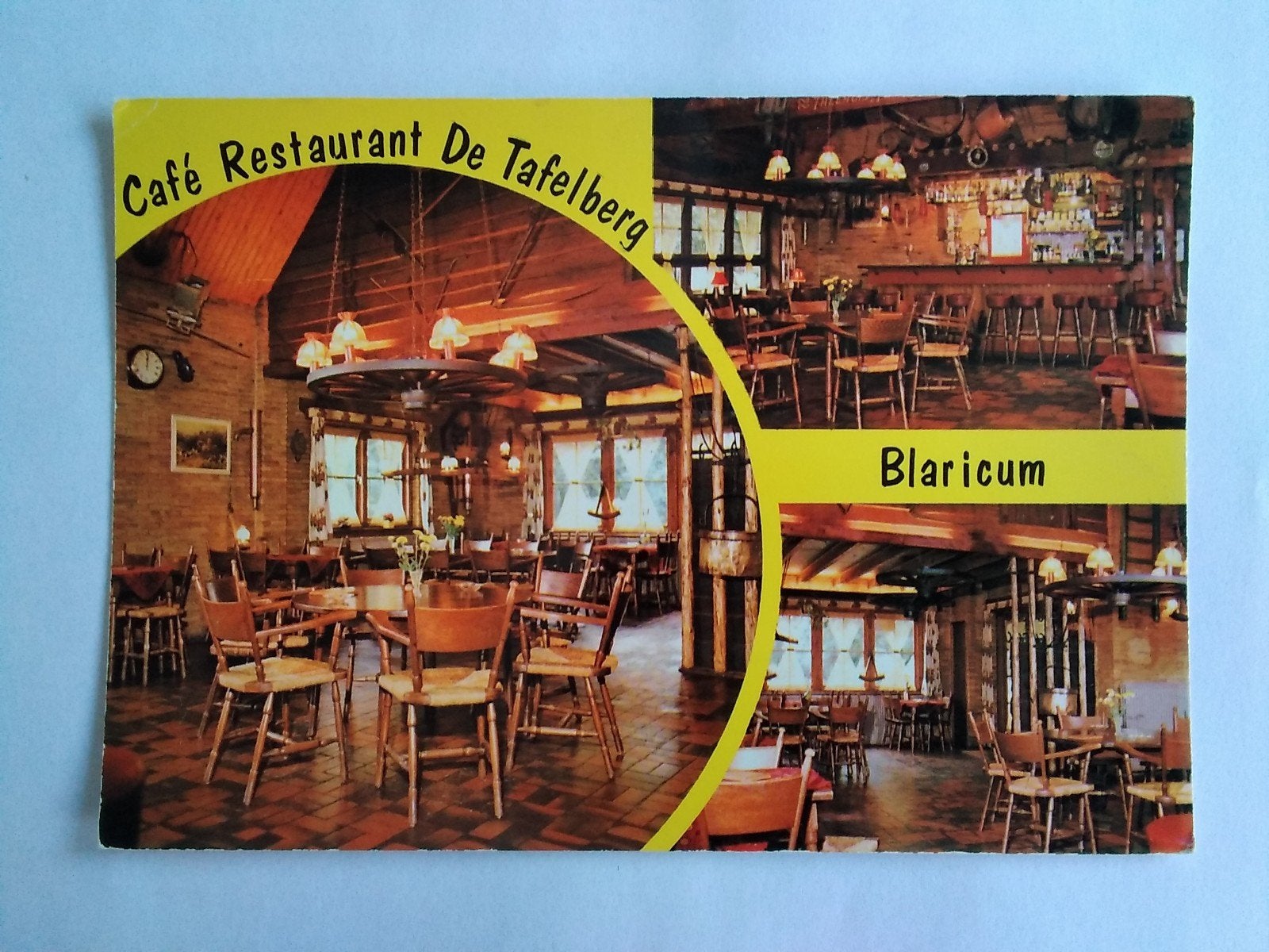 Ansichtkaart Blaricum Café Restaurant De Tafelberg jaren '70, Verzenden, 1960 tot 1980, Noord-Holland