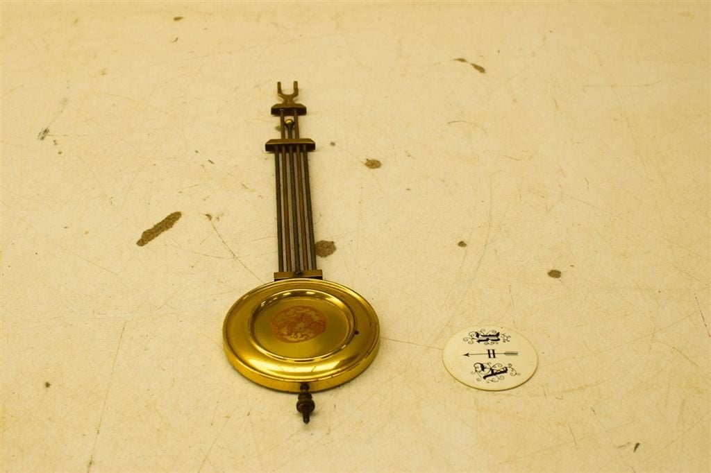 Slinger van een klok met 2 haakjes 48971, Ophalen of Verzenden, Gebruikt, Wandklok